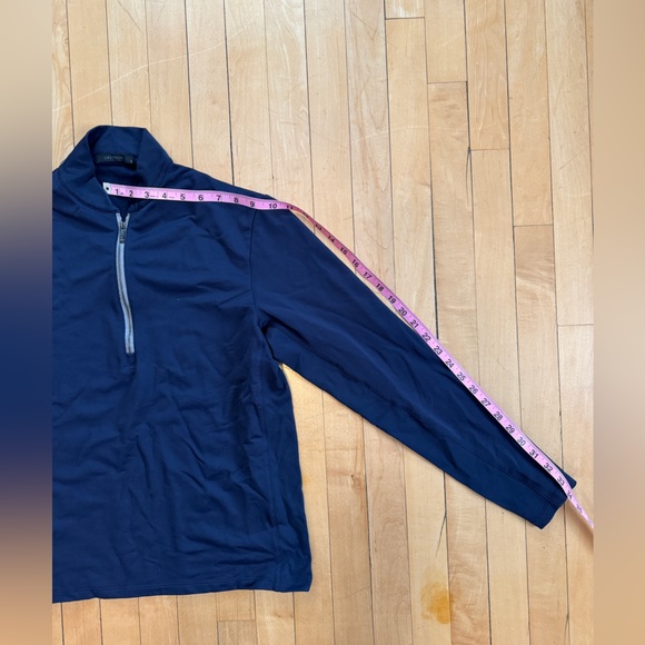 Men’s Greyson Siasconset Quarter-Zip - Maltese Blue - Small - Picture 4 of 7